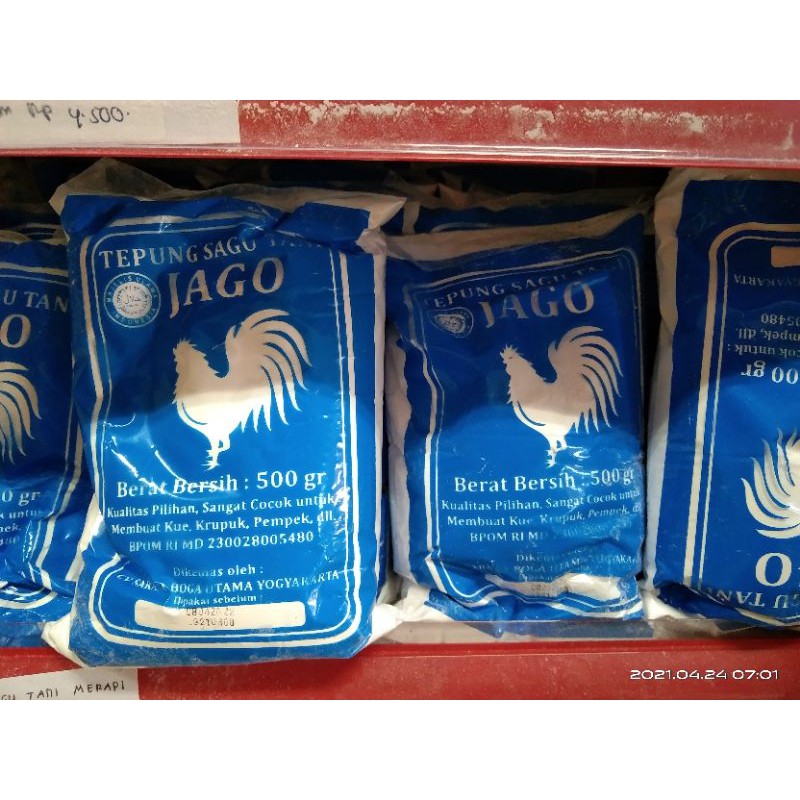 

Tepung sagu cap Jago