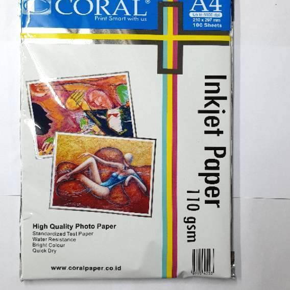 

PROMO 11.11 KODE-288 INKJET PAPER A4 110 GSM CORAL