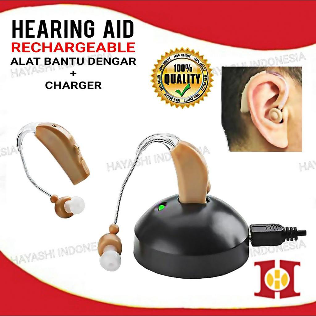 Alat Bantu Dengar Bisa di Cas Rechargeable Hearing Aid