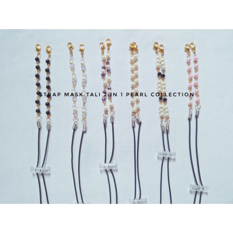 strap mask tali 2 in 1/ strap masker / strap mask hijab/ tali masker/ strap masker unik/ masker