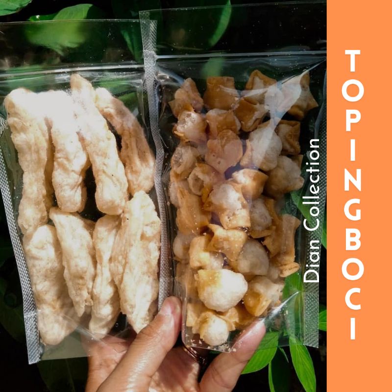 

TOPPING BASO ACI CUANKI LIDAH, SIOMAY MINI KERING, PILUS CIKUR MURAH