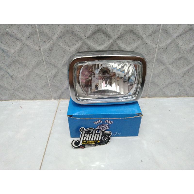 reflektor lampu depan Honda win 100 tua old repro mirip original headlamp