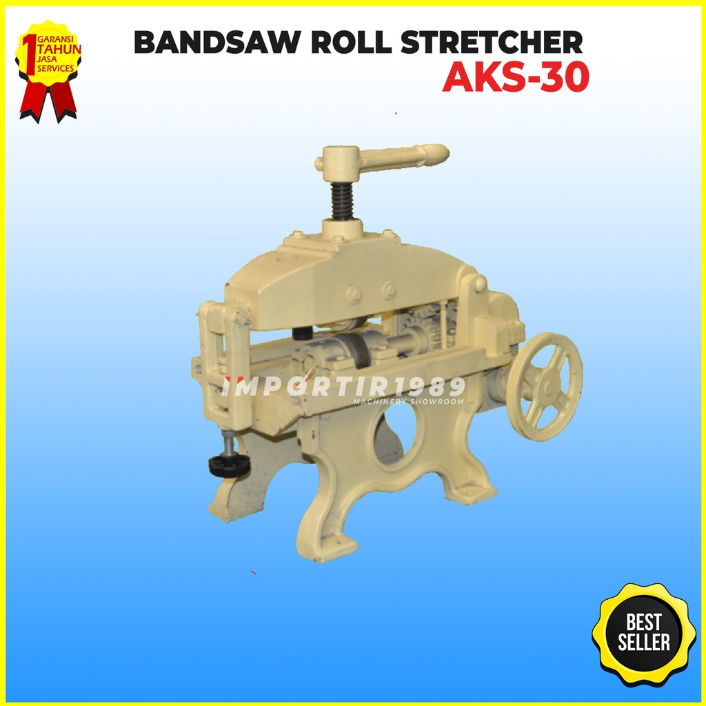 Mesin Gergaji Kayu Bandsaw Roll Stretcher AKS 30