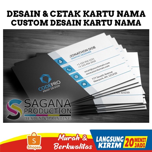 JASA DESAIN KARTU NAMA & CETAK KARTU NAMA
