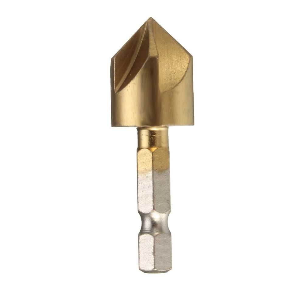 (100% BARANG ORI) Taffware Mata Bor Drill Bit Countersink HSS 6-19mm 6 PCS - BT3