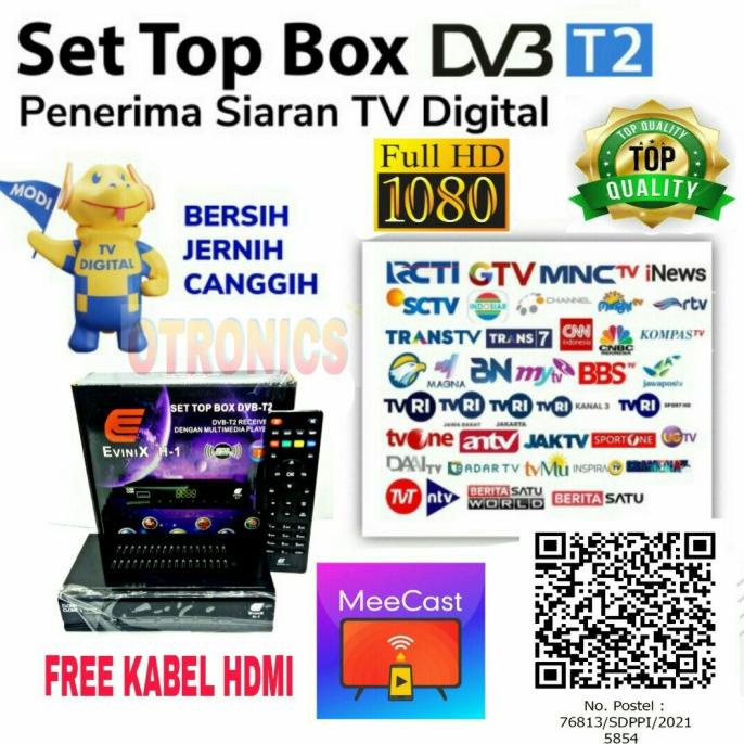 Set Top Box Tv Digital Dvb T2 Murah