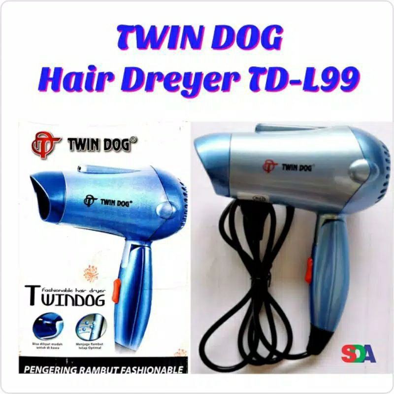 Yamakawa , 2235  , Twindog , Hair dryer , Hairdryer , twin dog TD  L99 fashionabla