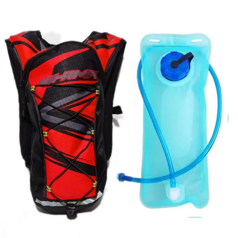 tas sepeda hydropack hydrobag shima  cross trail plus water bladder dan raincover