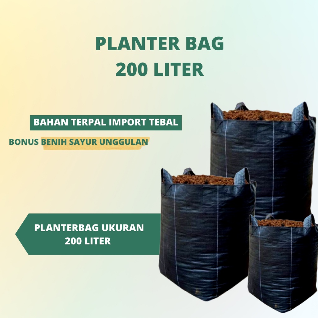 Planter Bag 200 Liter Murah Pot Ukuran 200l Dengan Harga Grosir
