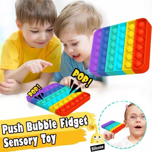 Mainan Fidget Pop Its Toy Mainan Anak Penghilang Stress Relief It Tiktok Push