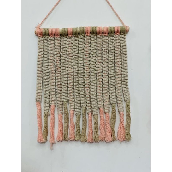 READY STOK) macrame Hiasan dinding selang seling / macrame wall hanging (HD 080)