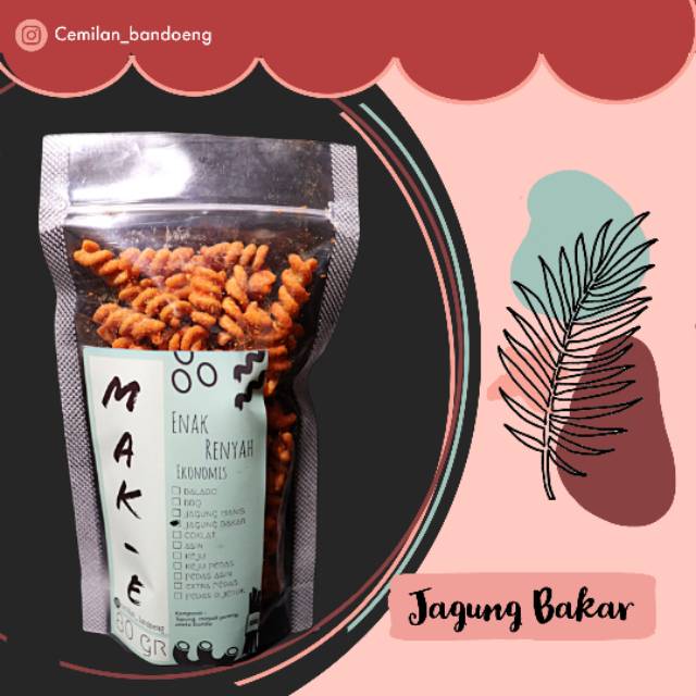 makaroni spiral makaroni ulir goreng kriuk kemasan pouch 80r