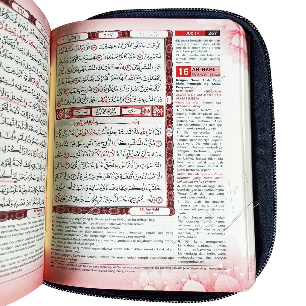 Al Quran Asy Syafii A6 Jaket Resleting Terjemah - Al Fasyam