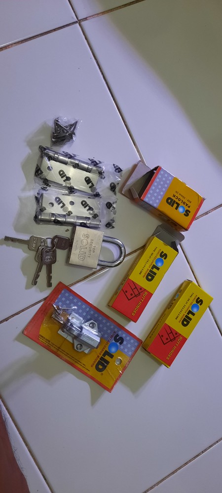 Spring Knip Solid 379 (kunci Jendela / Grendel Kodok)