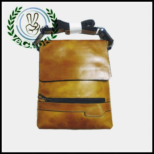 Tas Selempang Pria Kulit Sapi Asli - Jeep