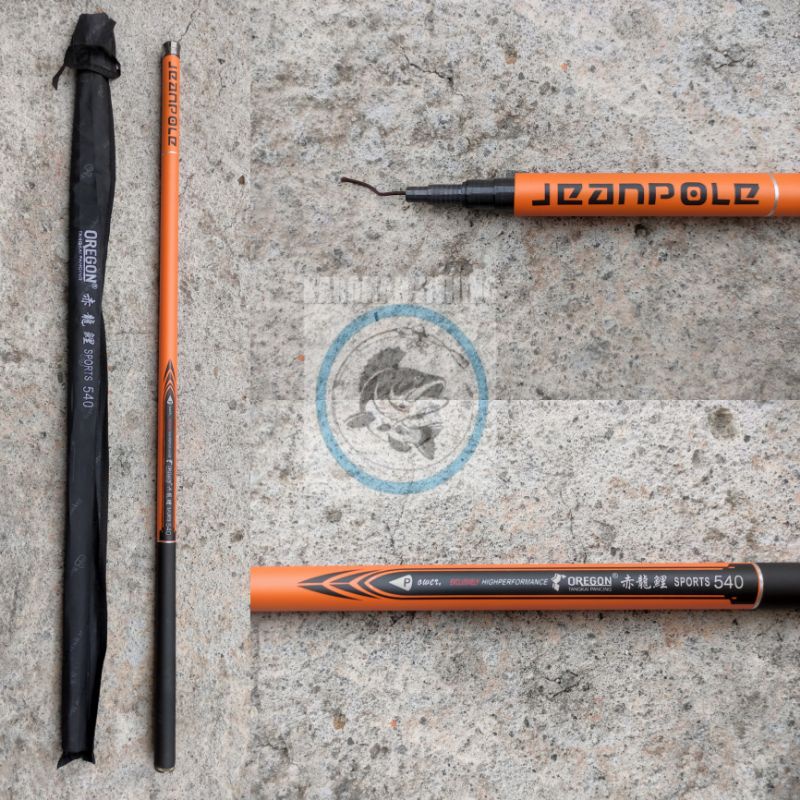 Joran Tegek Oregon Sport 360 450 540 630 Cm Carbon Ruas Panjang