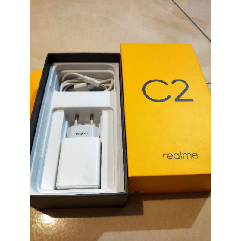 Realme C2 2/32 Second Mulus Fullset Bekas Lengkap