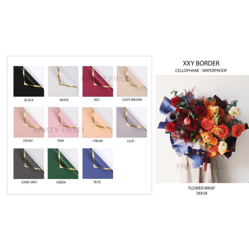 

[5LEMBAR] XXYB kertas buket bunga / flower wrapping paper