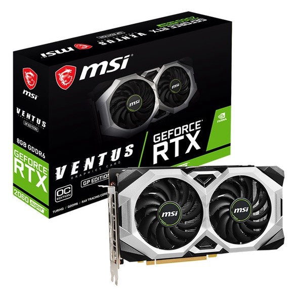 VGA MSI GeForce RTX 2060 SUPER VENTUS GP OC 8GB DDR6