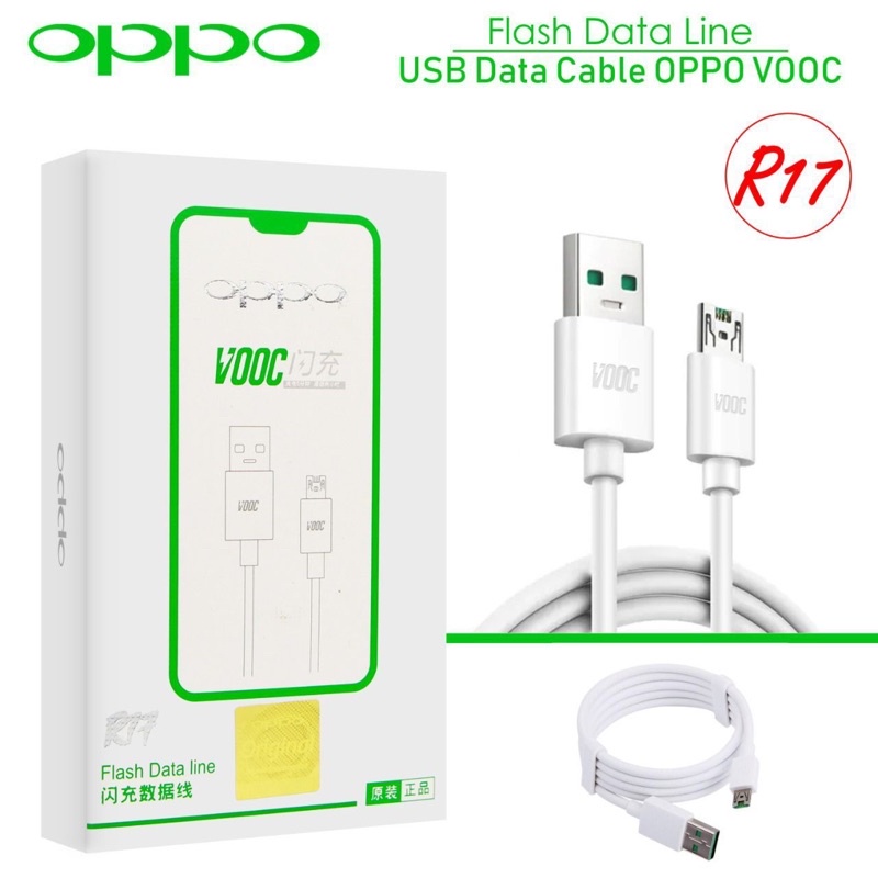 Kd Kabel Data Oppo Original Vooc Flash 3.0 R17 R15