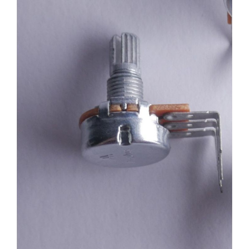 potensio A500k B100k B20k right angle kaki tekuk efek gitar aplus