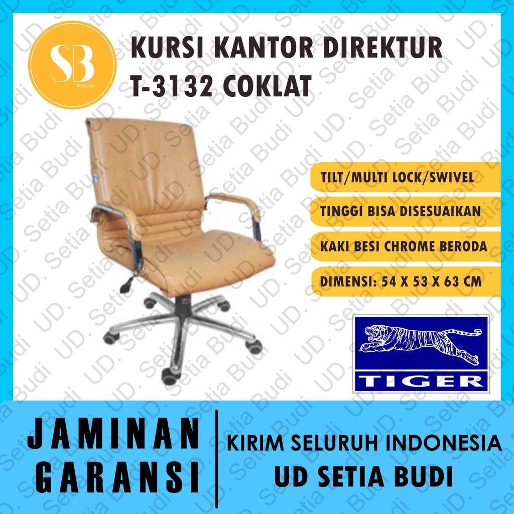 Kursi Kantor Direktur Hidrolis Tiger T-3132