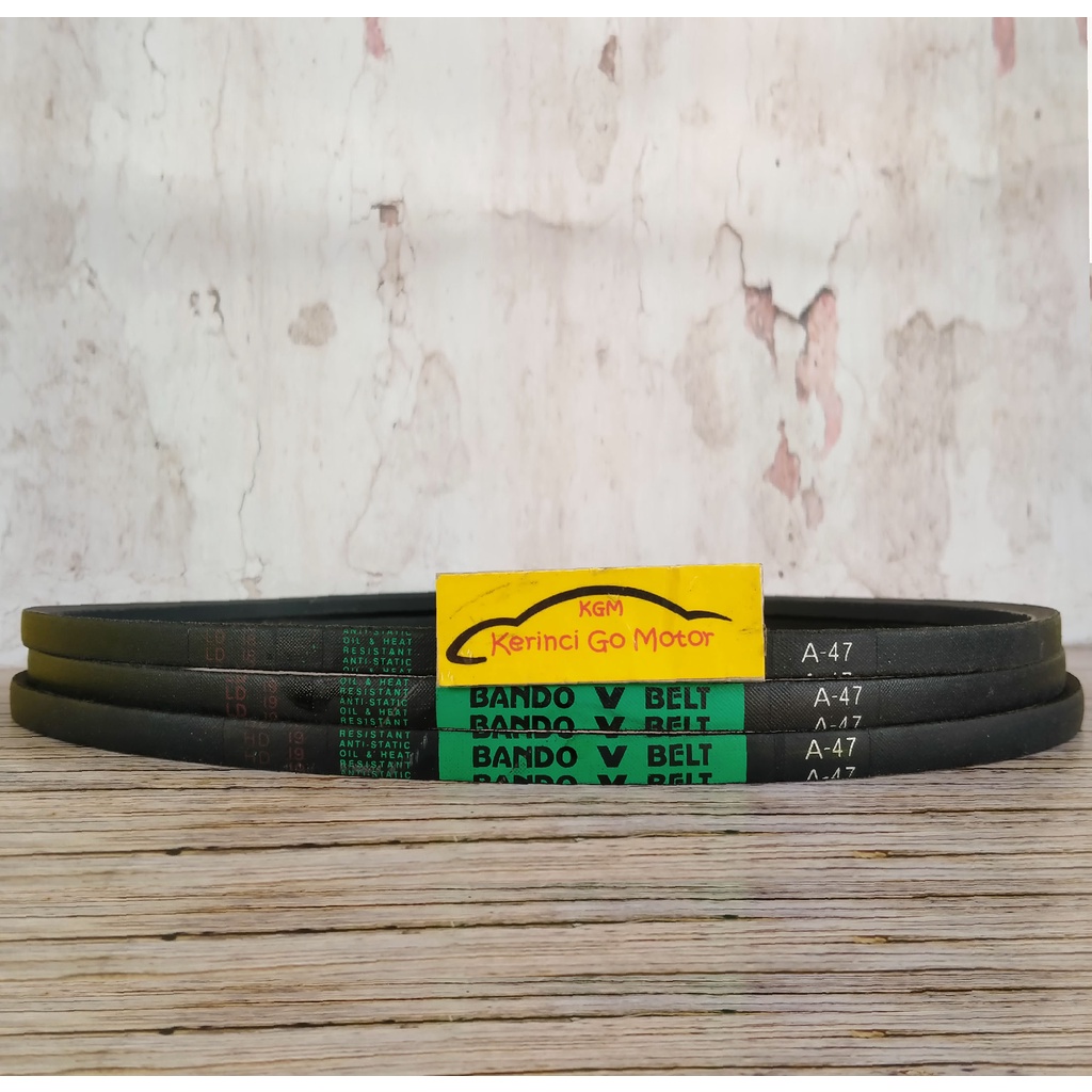 BANDO VAN BELT A-47 V BELT TALI KIPAS A47 FAN BELT VANBELT POLOS A-47