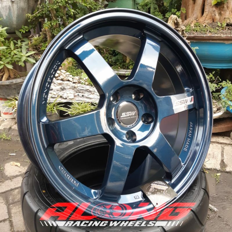 VELG RAYS TE37 OG R18 BLUE MAGNESIUM - ORIGINAL SSW MADE IN THAILAND