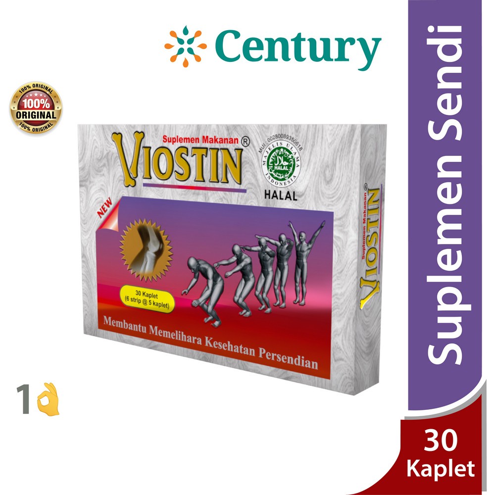 Viostin 30 Kaplet / Suplemen / Sendi / Suplemen Tulang / Suplemen Sendi / Sakit Sendi