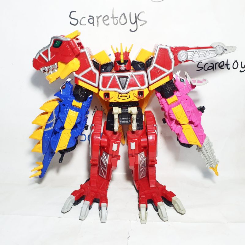 DX Power Rangers Dino Charge - Sentai Kyoryuger Kyoryujin Megazord Zord Kyoryuzin