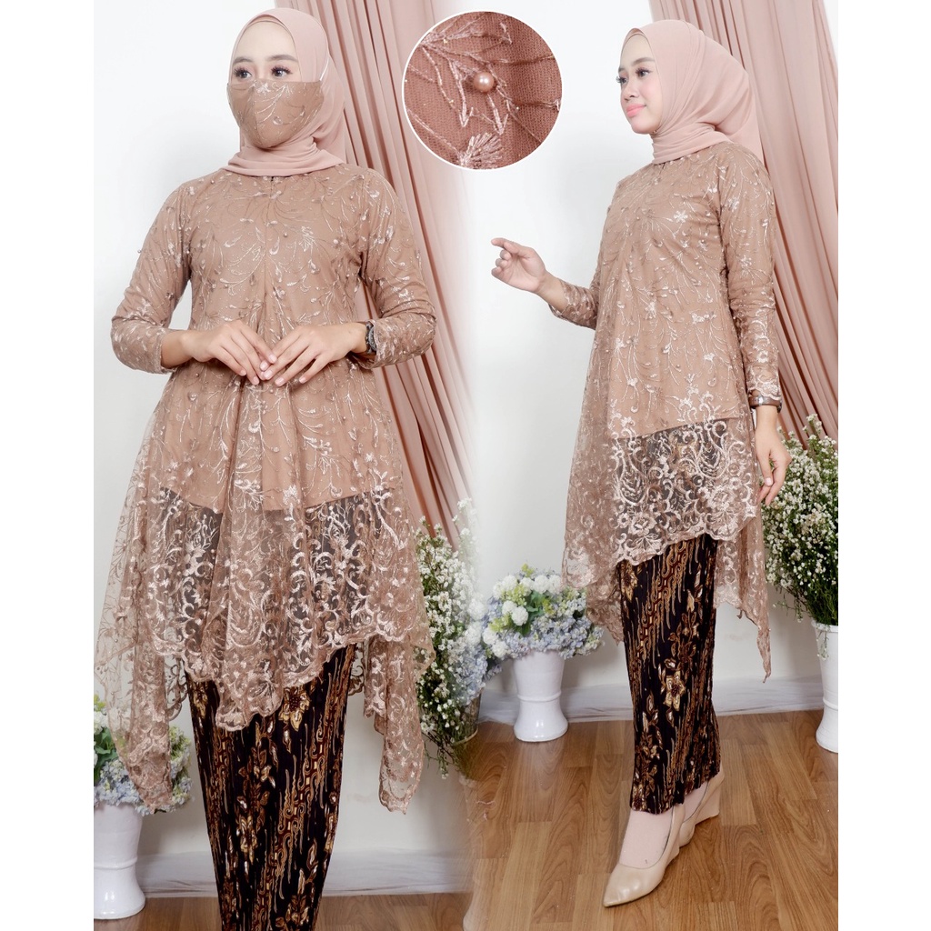 KEBAYA TERBARU 2021 / STELAN AZALEA KEBAYA TERBARU ORIGINAL MODERN / TUNIK MAURI / KEBAYA REMAJA