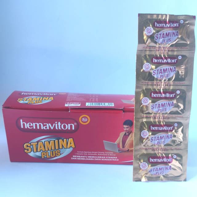 Hemaviton Stamina Plus per Strip 5 kapsul