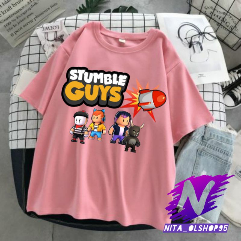 baju stumble guys kaos anak stumble guys roket terbaru