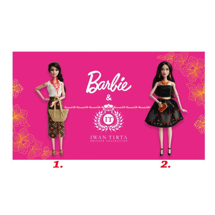 Barbie Kirana Batik Dress Boneka Berbie Baju Batik Designer Indonesia