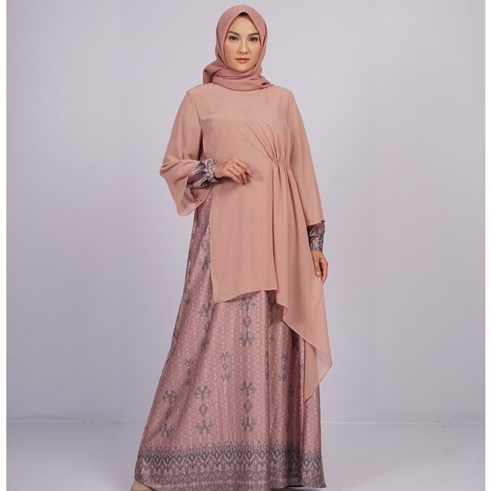 Elzatta Sarimbit Gamis Nanjana Shayla  Gamis Terbaru