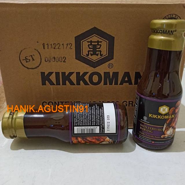 

TERMURAH! Kikkoman HALAL 300 gram Teriyaki bawang