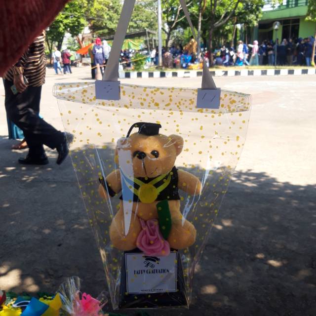 Huket bubga bentuk piala/piala boneka/hadiah piala boneka wisuda