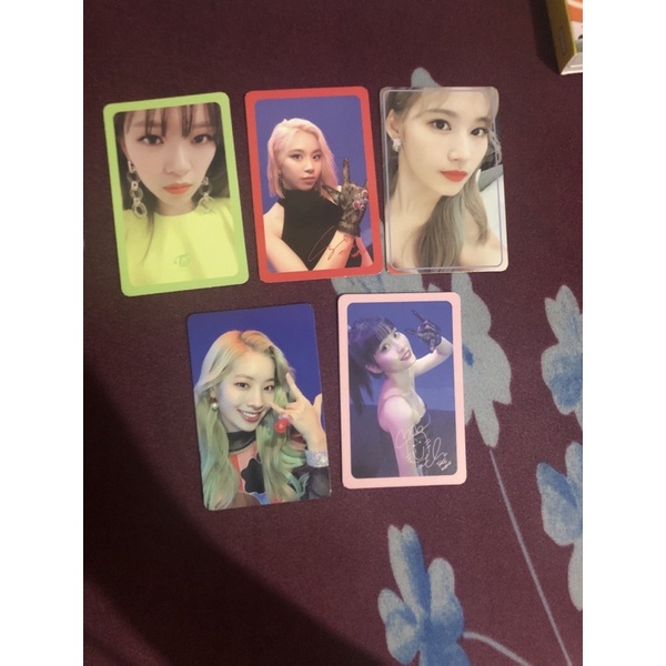 twice official fancy photocard sana momo
