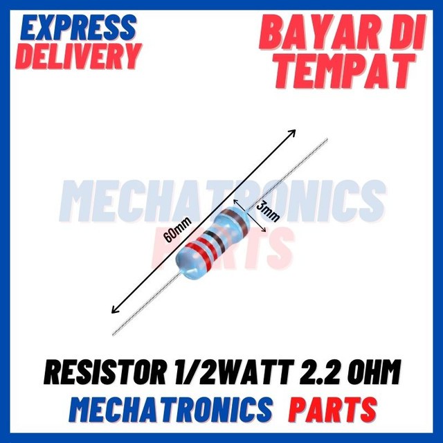 [PAS-9486] RESISTOR 1/2WATT 2.2OHM