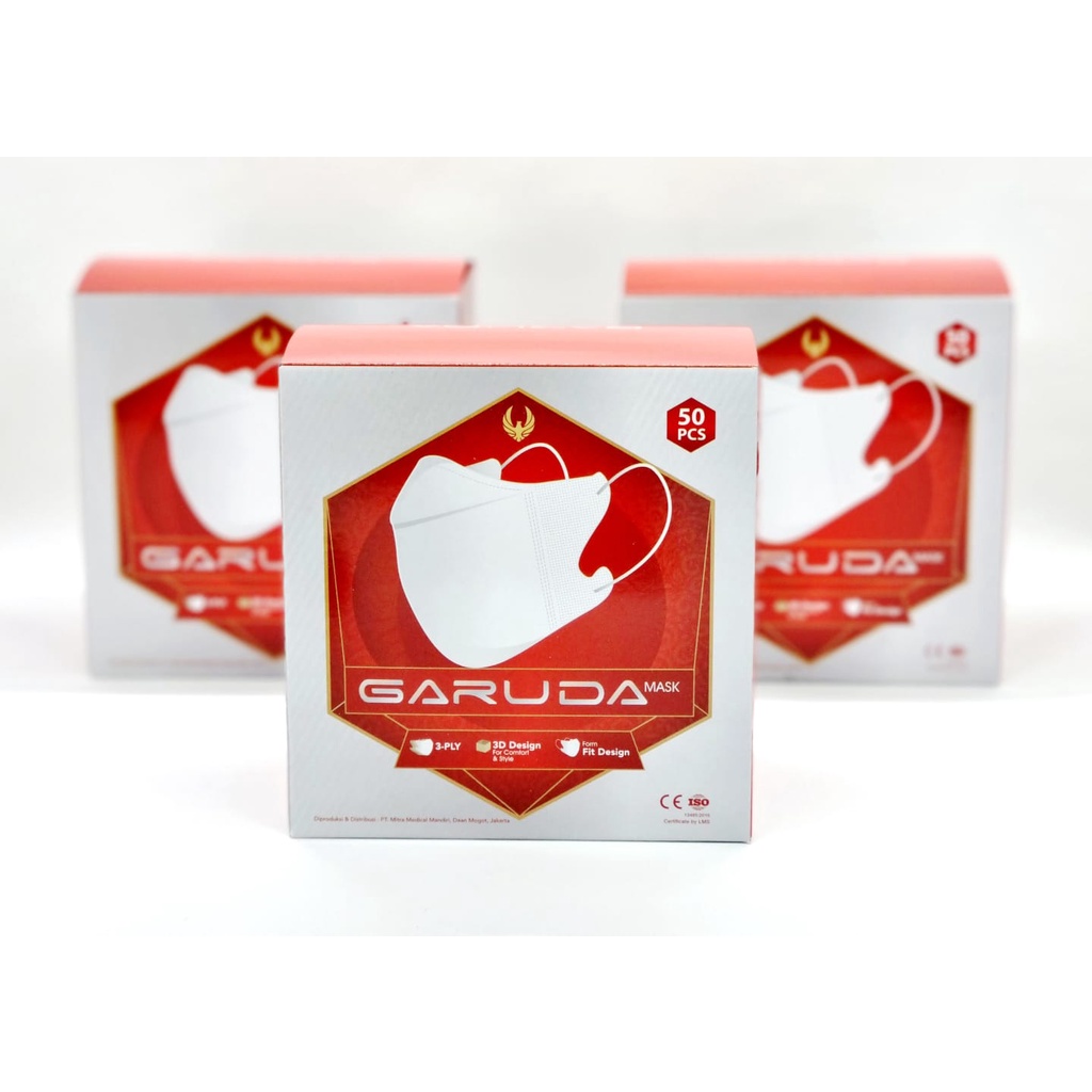 Masker Duckbill Garuda 3 ply isi 50 pcs/box by Seven