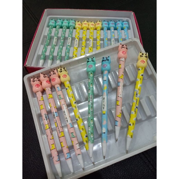 pensil mekanik /pensil cetek /pensil lucu