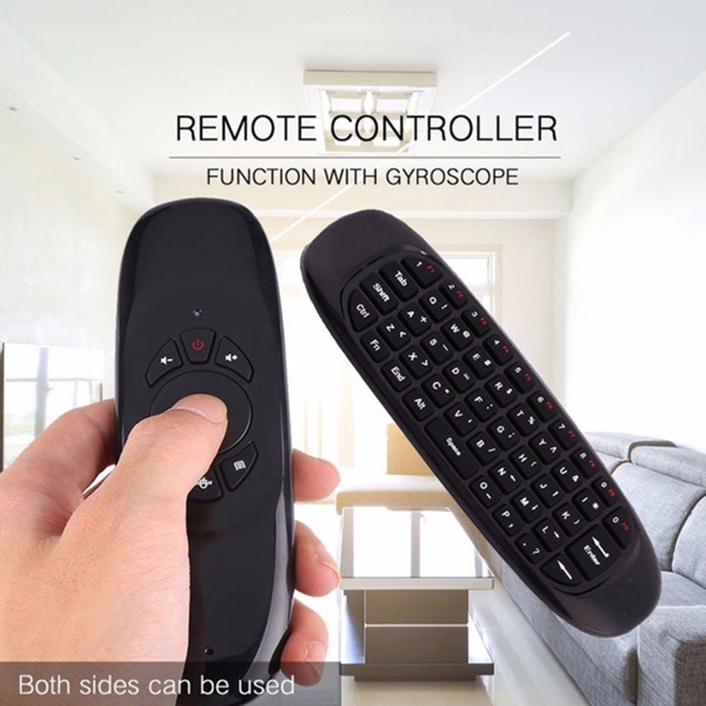 C120 Air Mouse Wireless Keyboard Fly Remote Control Android TV Mini Keyboard  2.4G Gyroscope Gyro