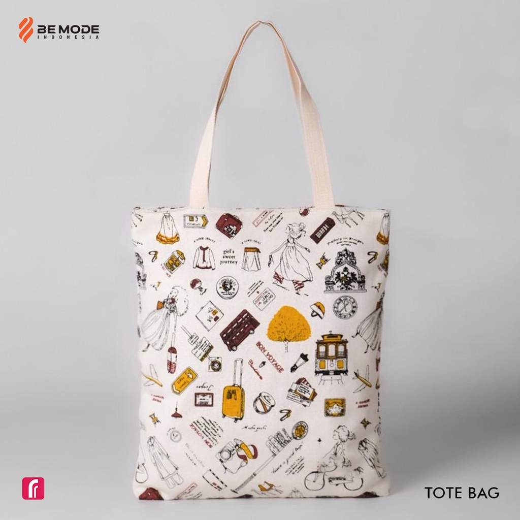 Totebag Lucu Art Printing Tote Bag Motif Corak Tote Bag Canvas Wanita Cewek Motif Print Kaktus Pohon London Lucu Polo Felix Authentic Tren 2021 Kekinian Full Kanvas Lembut Murah - Polo Felix