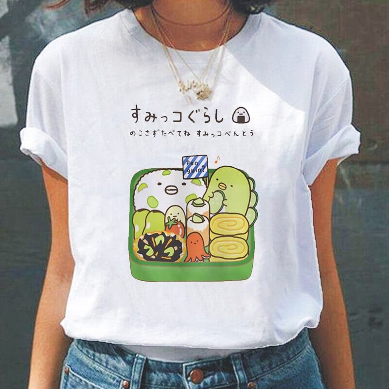 MYSTIQUE.ID-BAJU KAOS BENTO T-SHIRT LUCU DAN AESTHETIC
