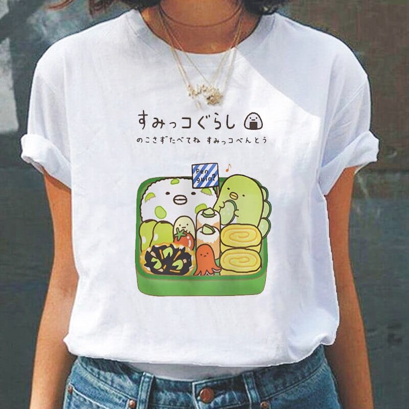 MYSTIQUE.ID-BAJU KAOS BENTO T-SHIRT LUCU DAN AESTHETIC