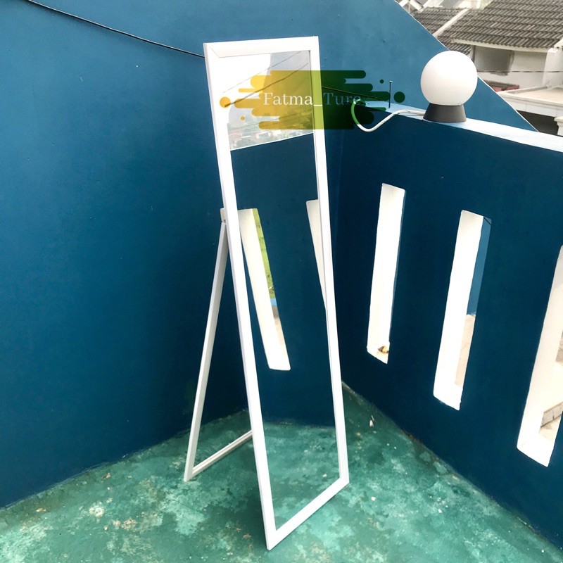[BANDUNG] 127x35 STANDING MIRROR HARGA EKONOMIS KACA CERMIN BERDIRI FULL BODYl-1