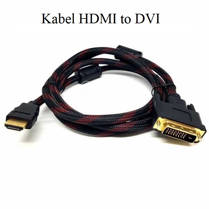 Kabel HDMI to DVI 1,5 Meter Jaring