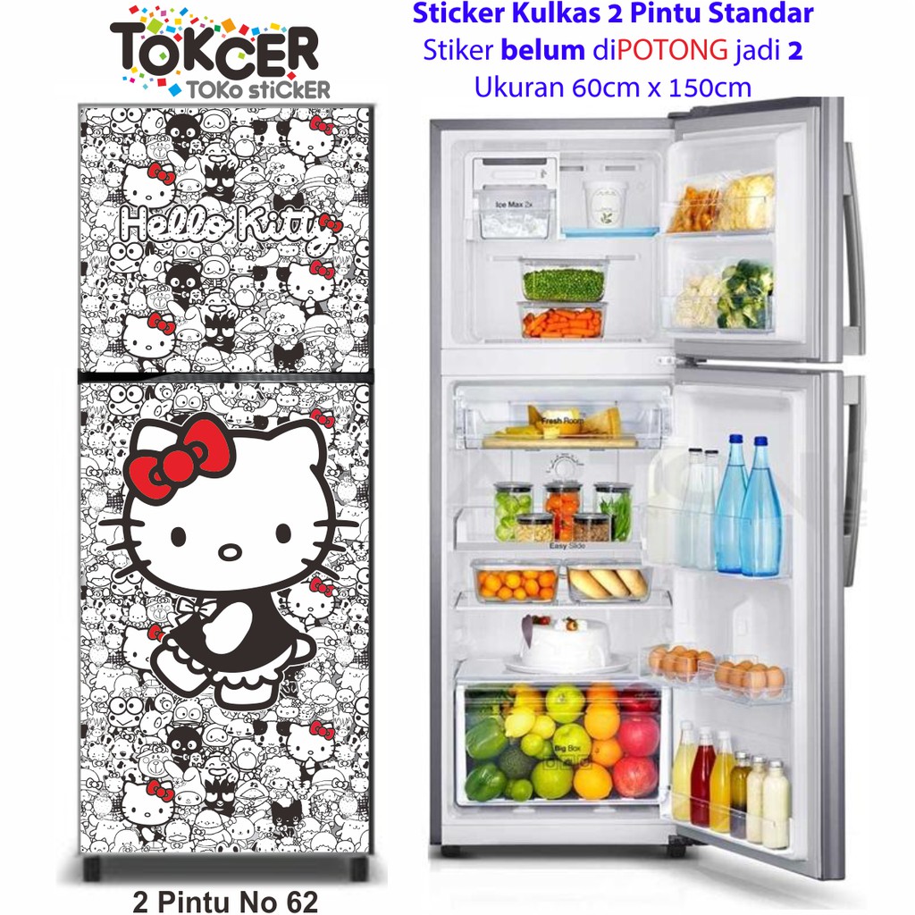 Stiker Kulkas dan Kompor  Hello Kitty 62