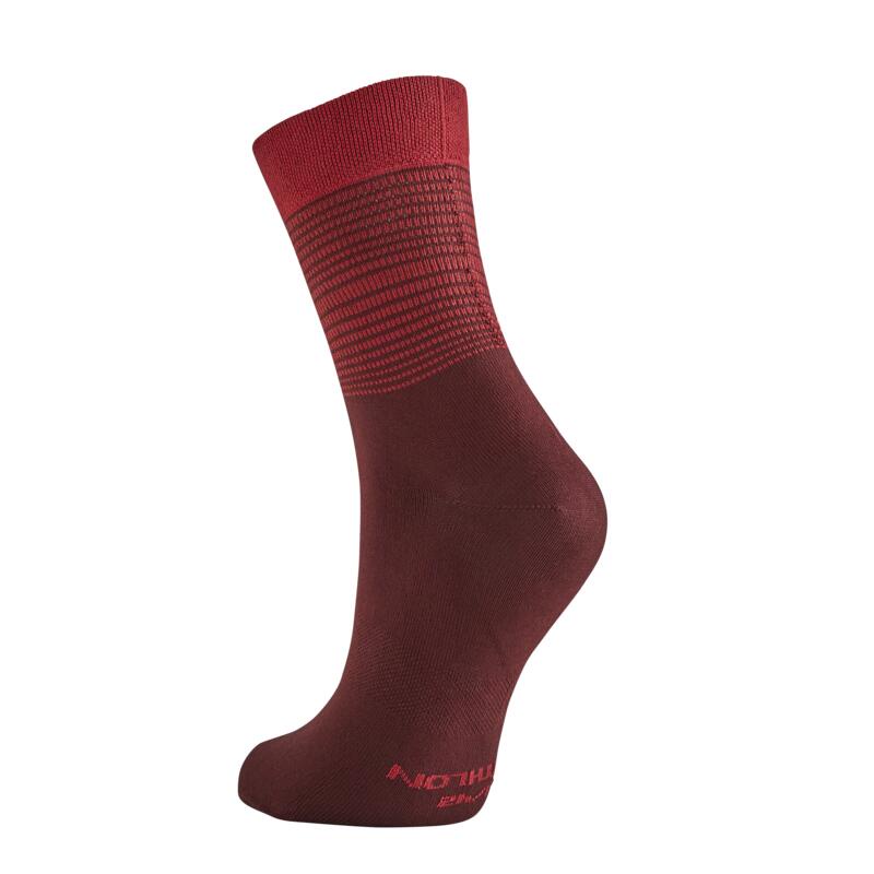 Decathlon Van Rysel Socks Roadr 520 - Burgundy - 8618619