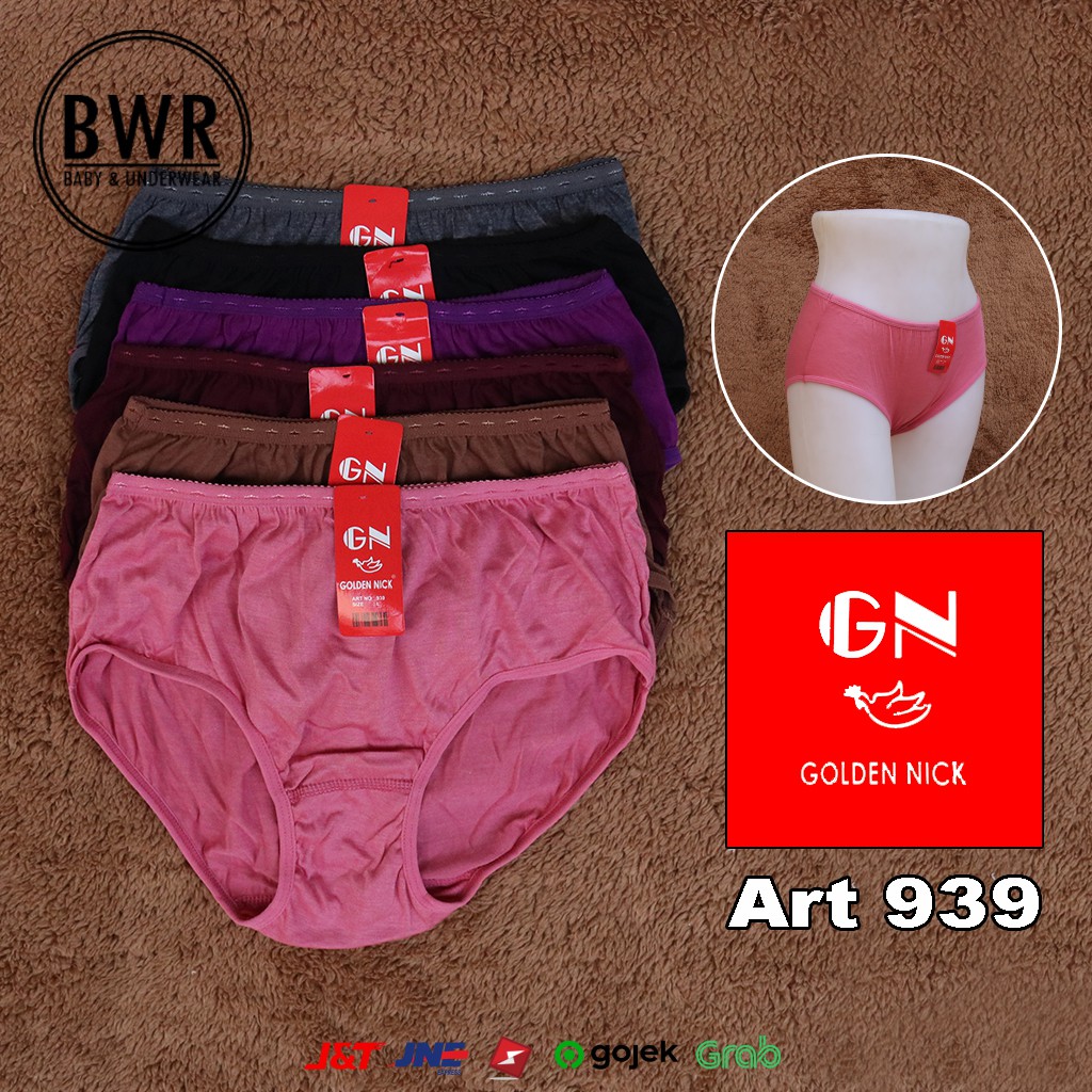 Cd Golden nick 939 MIDI Polos Gelap | Celana dalam golden nick 939 | Cd jumbo Celana dalam Wanita Golden nick | Cd GN 939